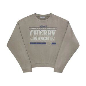Cherry LA American Garments Crewneck in Smoke